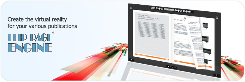 FlipPage Engine | create the virtual reality for your various publications